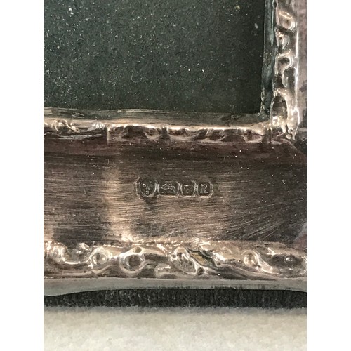 373 - 2 Silver hallmarked photo frames