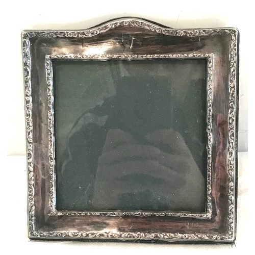 373 - 2 Silver hallmarked photo frames