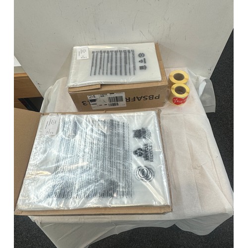 192 - Selection of peel and seal safety poly bags and tape