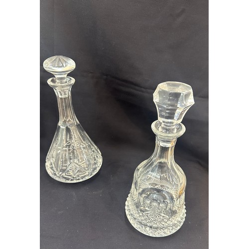 182 - Selection of glassware includes Decanters, bowl etc