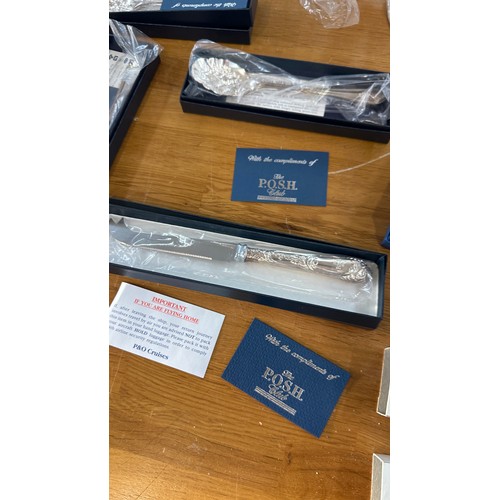 74 - Selection of assorted boxed cutlery includes commemorative etc