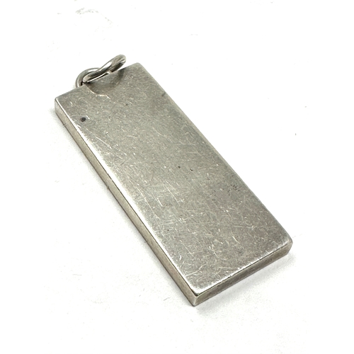 278 - Vintage silver ingot weight 31.9g