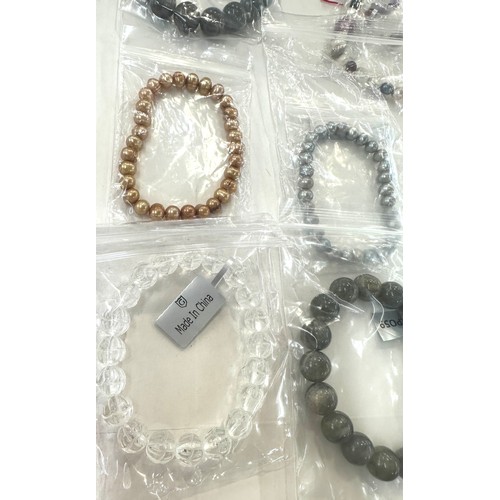 499 - Selection of Gemporia gemstone bracelets