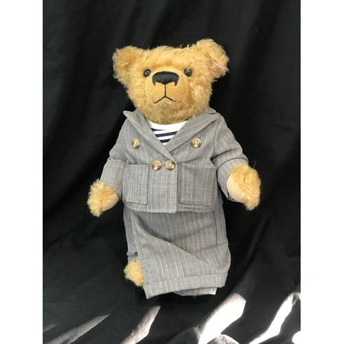 54 - Boxed Steiff Teddy Bear Jean Paul Gaultier with COA, bag, no 575.  EAN 661723, no box