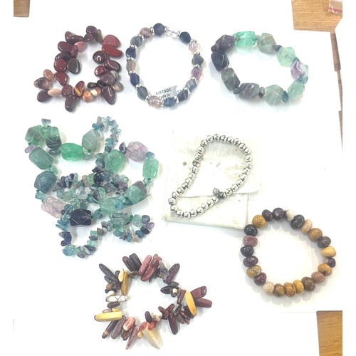 497 - Selection of Gemporia gemstone jewellery includes bracelets etc