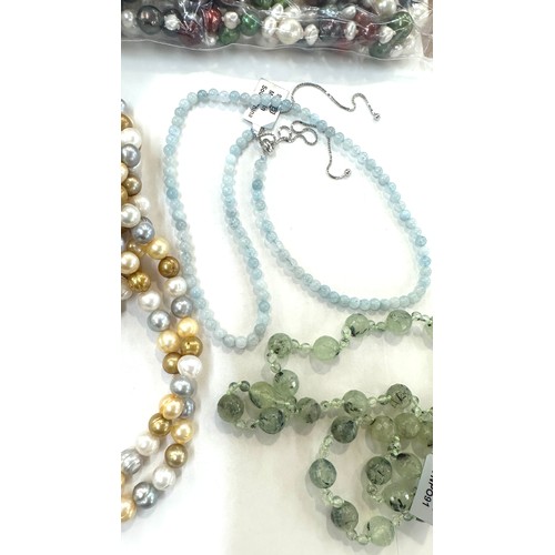 496 - Selection of Gemporia gemstone jewellery includes necklaces etc