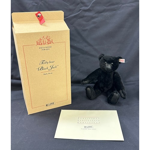 63 - Steiff Black Jack Bear 661396 Limited Edition 26 cm