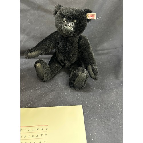 63 - Steiff Black Jack Bear 661396 Limited Edition 26 cm