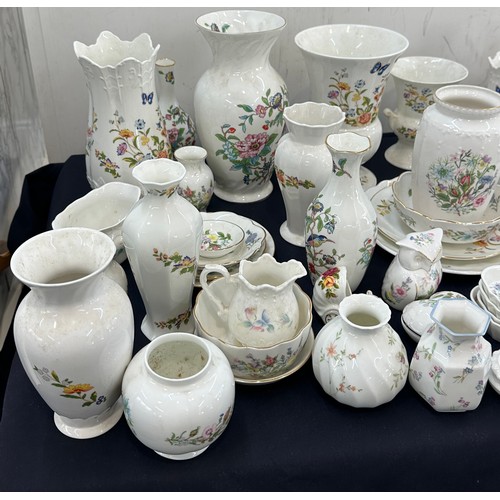 172 - Large selection of Ainsley collectable porcelain to include Cottage garden, Pembroke etc