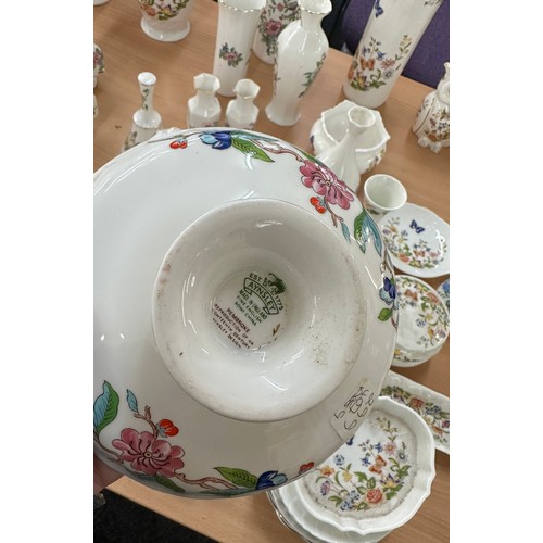 175 - Large selection of Ainsley collectable porcelain to include Cottage garden, Pembroke etc