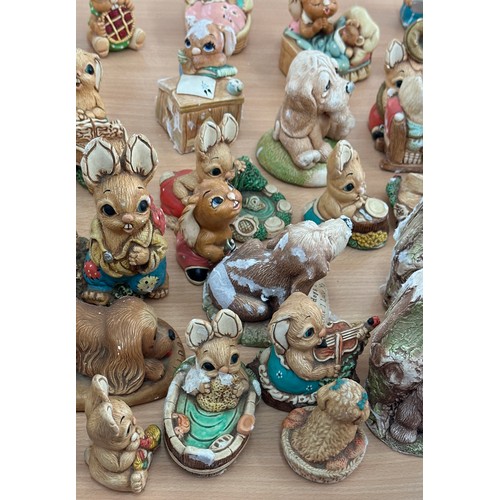 177 - Large selection of Pendelfin ornaments approximately 60 in total