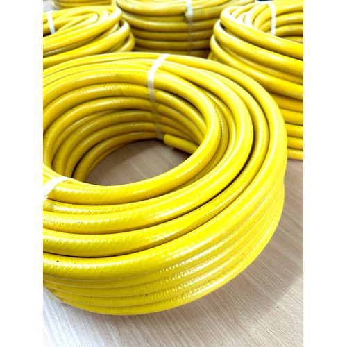 149 - Four 30 metre hose pipes