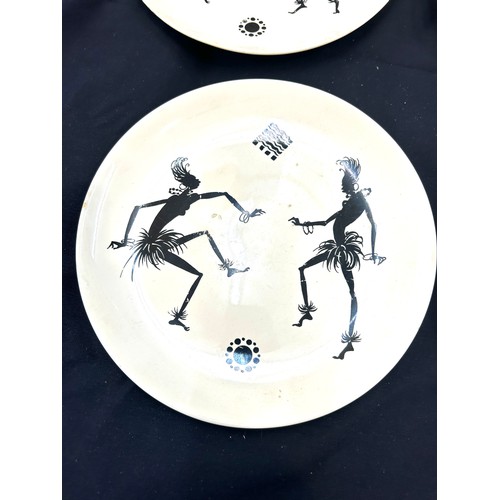 95 - Set of Zamba african plates 1950s diameter 9.5 inches