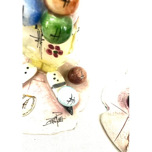 68 - Selection of 7 signed clown figures by Zampiva