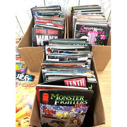 240 - Large selection of a variety of comics to include DC, Project Super powers, The Wake etc approx 300+... 