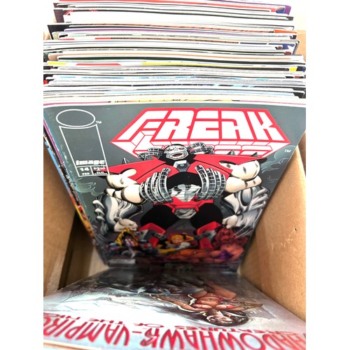 229 - Large selection of a variety of comics to include Teen titans, Peter Canon, Monster Hunter etc appro... 