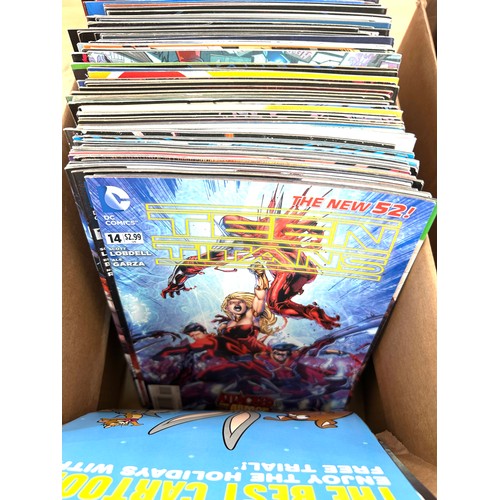 229 - Large selection of a variety of comics to include Teen titans, Peter Canon, Monster Hunter etc appro... 