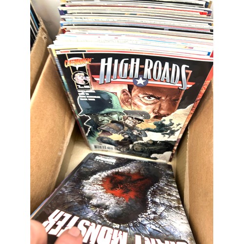 206 - Large selection of comics to include Captain Midnight, Hexware, High roads etc approx 300+ comics