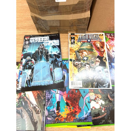 206 - Large selection of comics to include Captain Midnight, Hexware, High roads etc approx 300+ comics