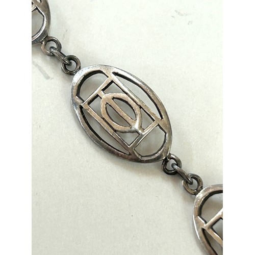 462 - Ladies Silver macintosh bracelet length 7 inches