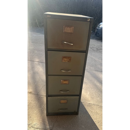 100P - Four drawer filing cabinet