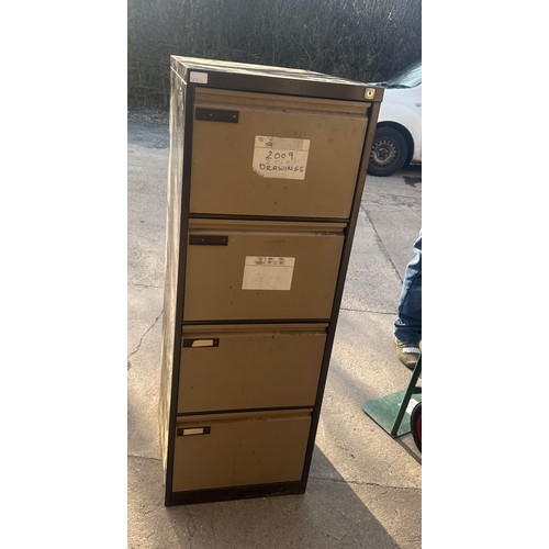 100R - Four drawer filing cabinet