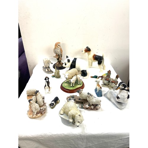 606 - Selection of animal ornaments to include Border Fine arts, Beswick etc, a/f