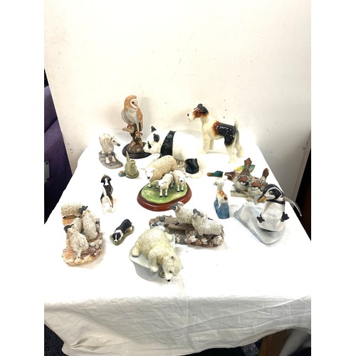 606 - Selection of animal ornaments to include Border Fine arts, Beswick etc, a/f