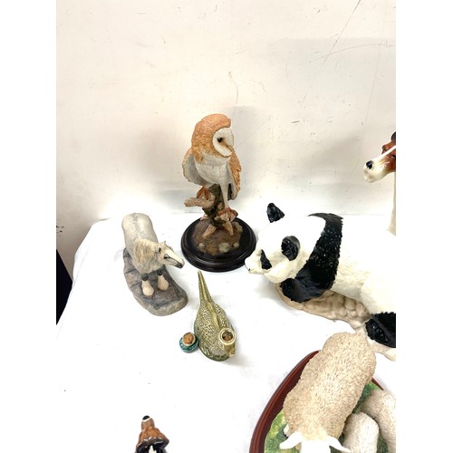 606 - Selection of animal ornaments to include Border Fine arts, Beswick etc, a/f