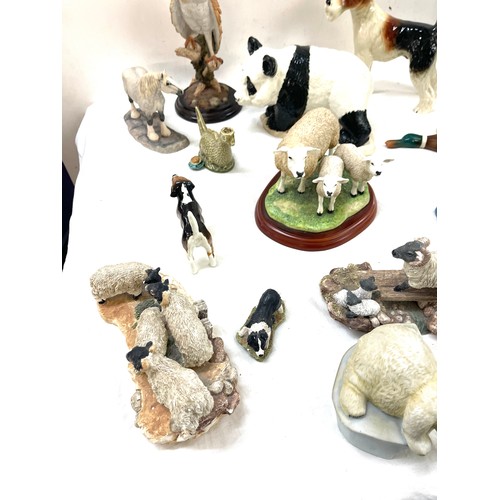 606 - Selection of animal ornaments to include Border Fine arts, Beswick etc, a/f