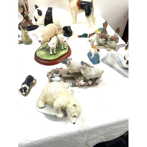 606 - Selection of animal ornaments to include Border Fine arts, Beswick etc, a/f