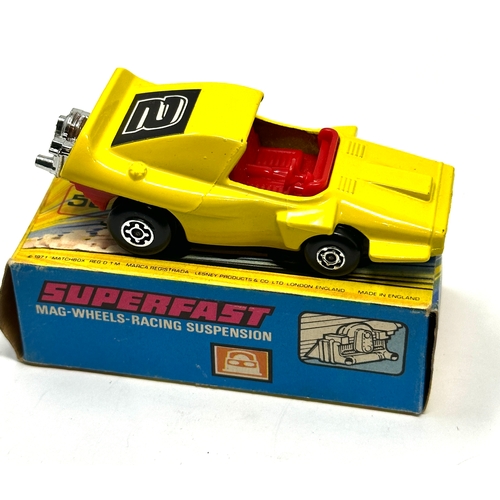 419 - 4 original boxed matchbox superfast cars