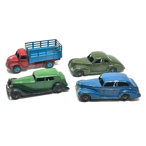 420 - 4 early dinky toys vehicles