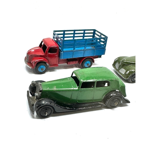 420 - 4 early dinky toys vehicles