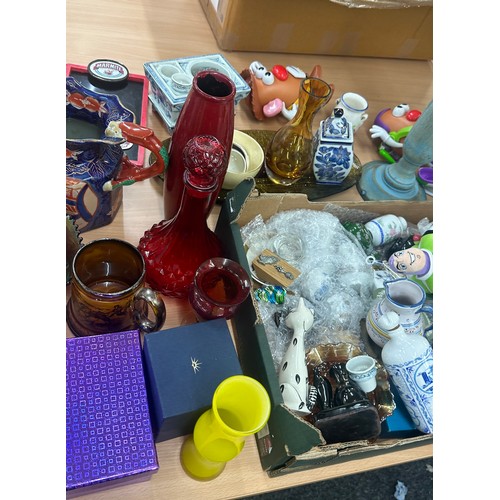 218 - Large selection of miscellaneous to include porcelain, onyx, toys etc