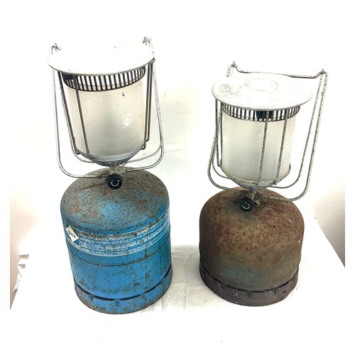 204 - Two vintage calor gas  camping lights