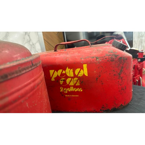 169 - Vintage Protectoseal co petrol can and a vintage PMI petrol can