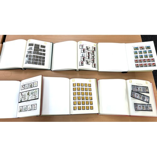 352 - Selection of 6 stamp albums to include Decimals, Coronation, Christmas etc