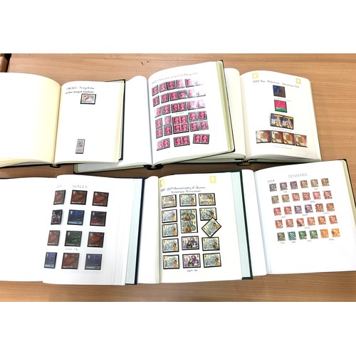 360 - Selection of 6 stamp albums to include birds, countries, Queen Victoria etc