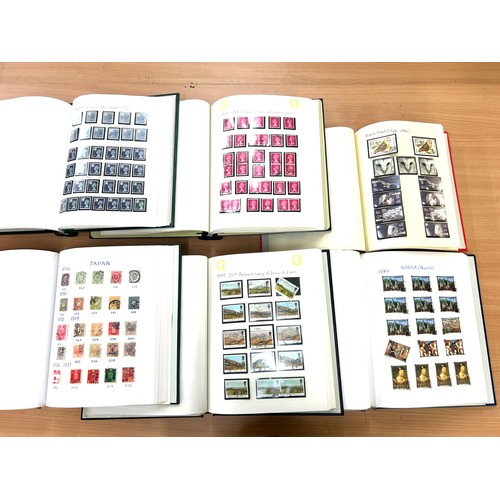 348 - Selection of 6 stamp albums to include Kingfisher, Japan, Barn Owls etc