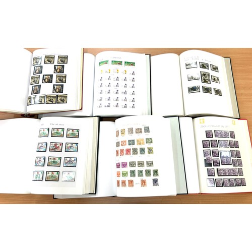 356 - Selection of 6 stamp albums to include Battle of Britain, Christmas 1985, Netherlands etc