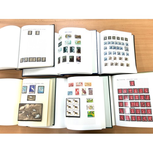 355 - Selection of 6 stamp albums to include Ireland, USA, birds etc