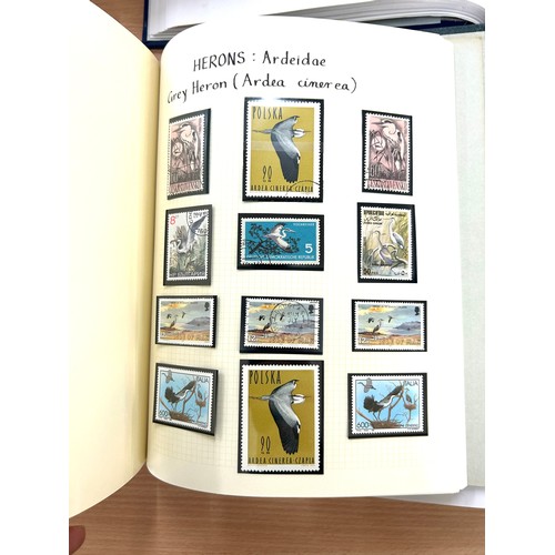 355 - Selection of 6 stamp albums to include Ireland, USA, birds etc