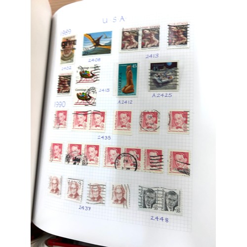 357 - Selection of 6 stamp albums to include Germany, Grand prix cars , Jet planes etc