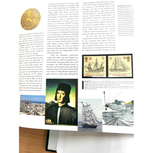 353 - Selection of 5 stamp albums to include Ascension Island, Germany, South Africa and a Royal Mail spec... 