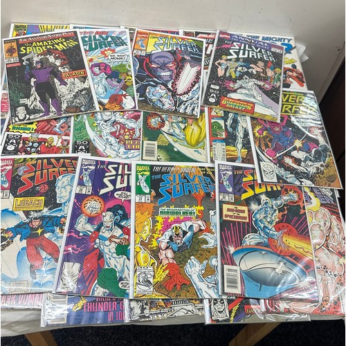 113 - Selection of vintage marvel comics to include Thor, Spiderman etc - 28 in total