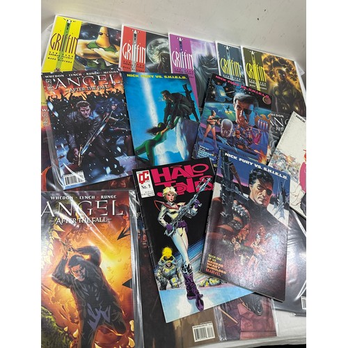 104 - Selection of assorted modern comics to include The Griffin, Angel after fall etc