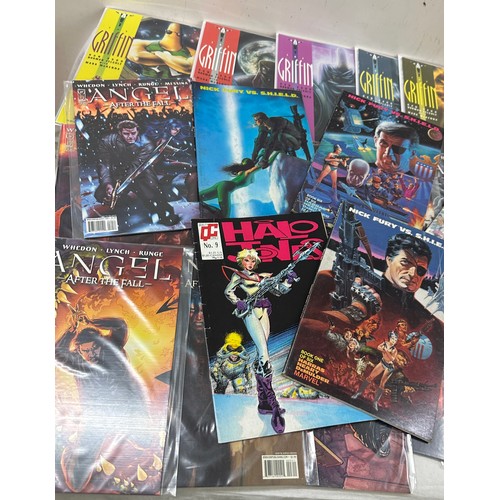 104 - Selection of assorted modern comics to include The Griffin, Angel after fall etc