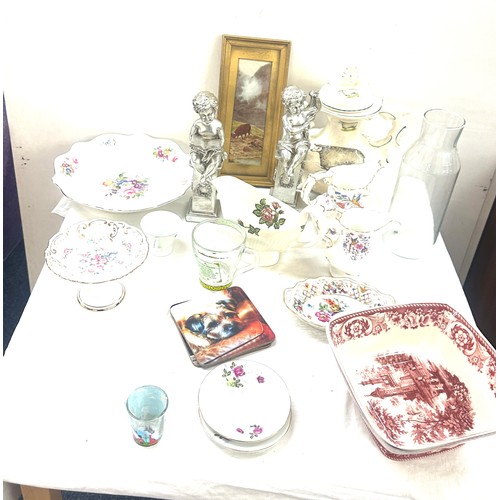 220 - Selection of miscellaneous includes glasses, pottery etc