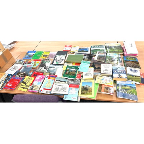 365 - Large selection of travelling books to include classic walks Britain, Mountains, maps etc